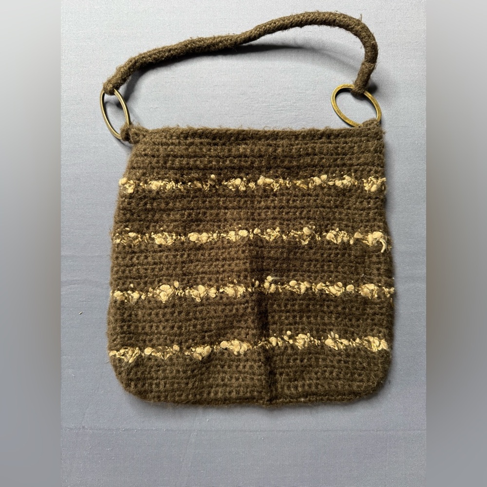 Y2k Roxy Boho Woven Purse Brown